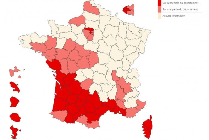 carte de la France